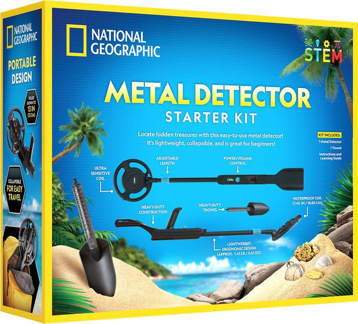 طقم بداية الكشف عن المعادن الجغرافية الوطنية