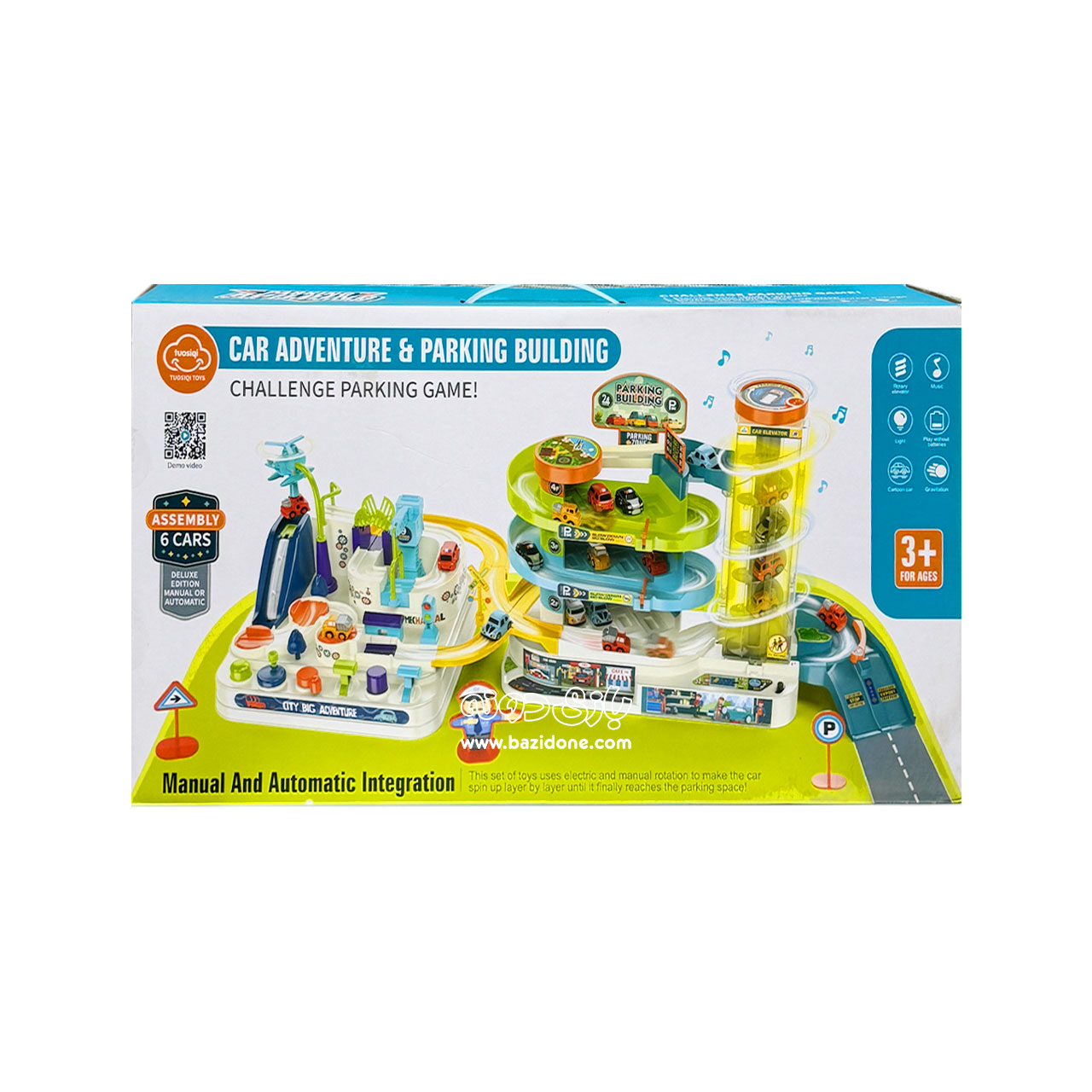 Multi-store car park with mechanized city