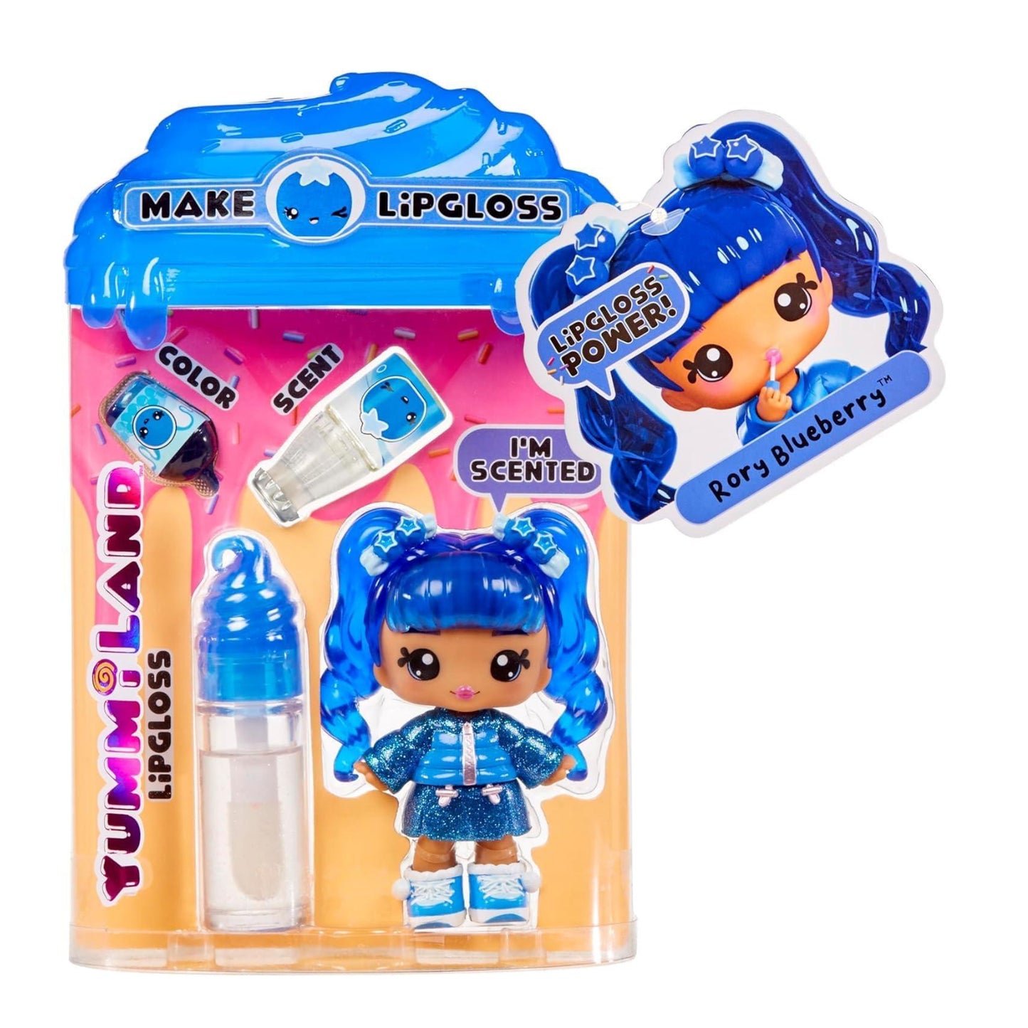 Yummiland Lip Gloss Superpower Dolls Rory Blueberry