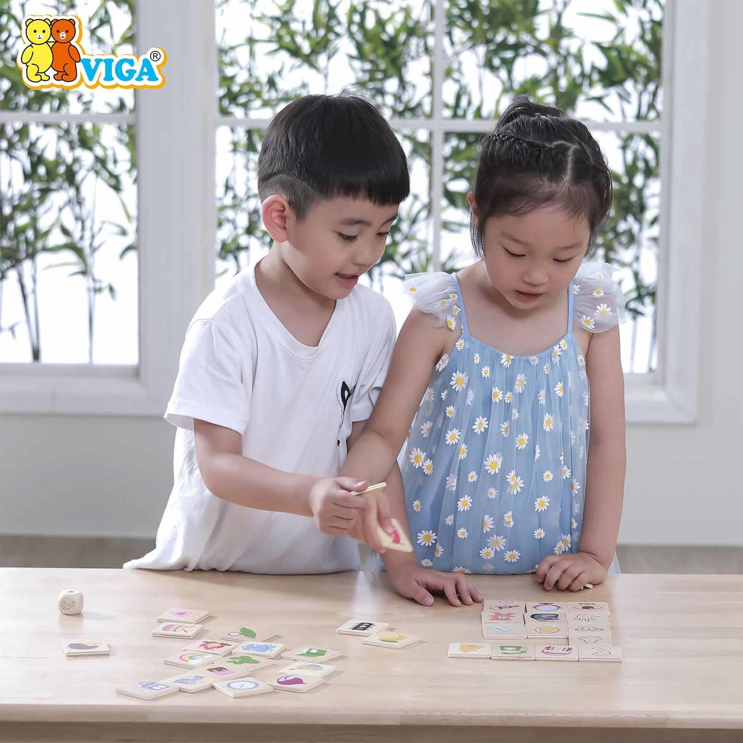 Viga Learning Senses Puzzle Set