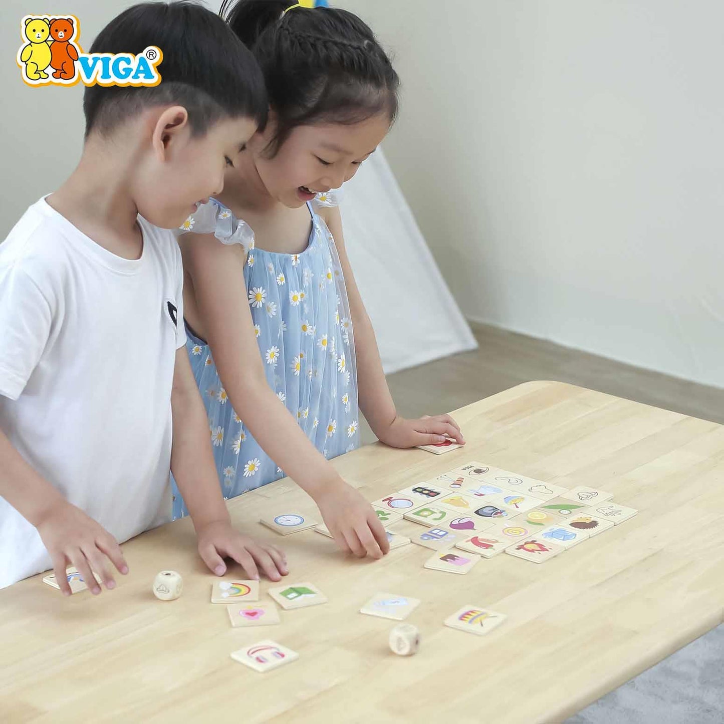 Viga Learning Senses Puzzle Set