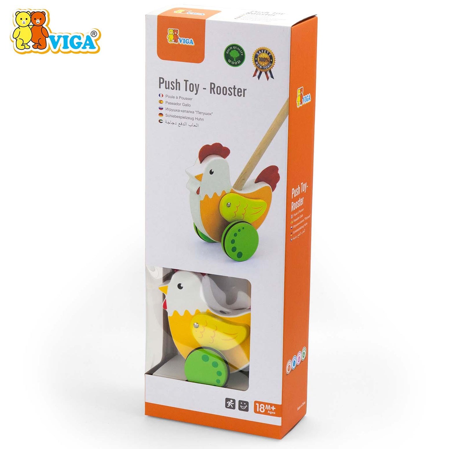 Push Toy - Rooster