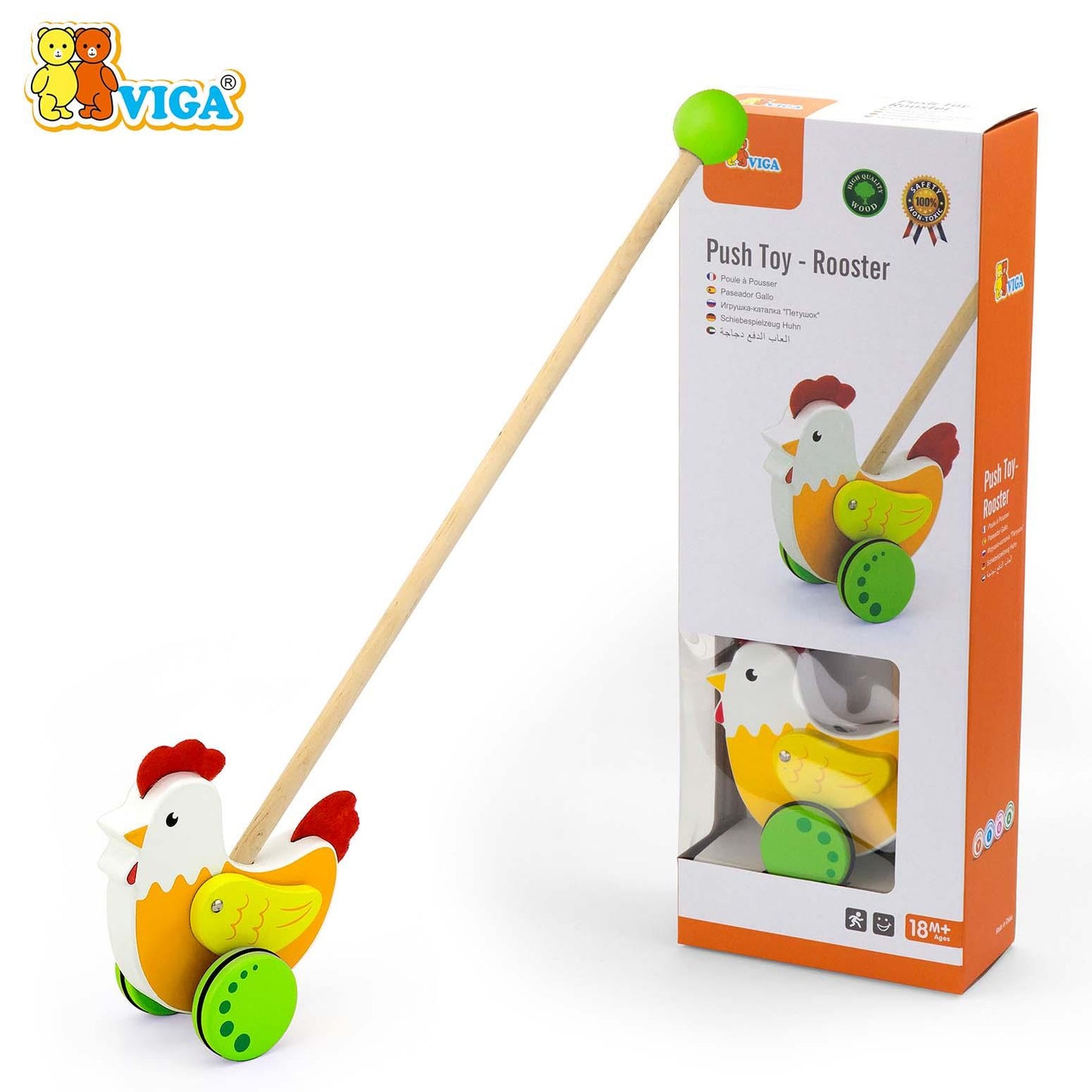 Push Toy - Rooster