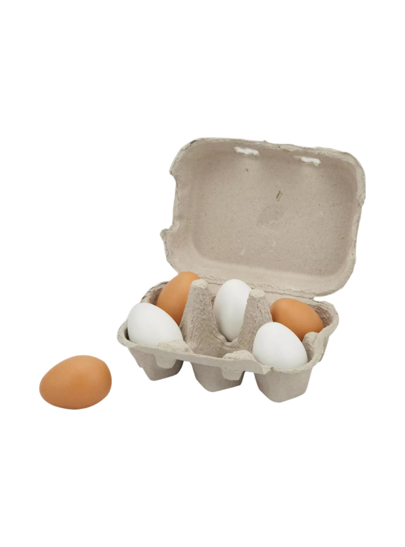 Viga 6-Piece Wooden Eggs