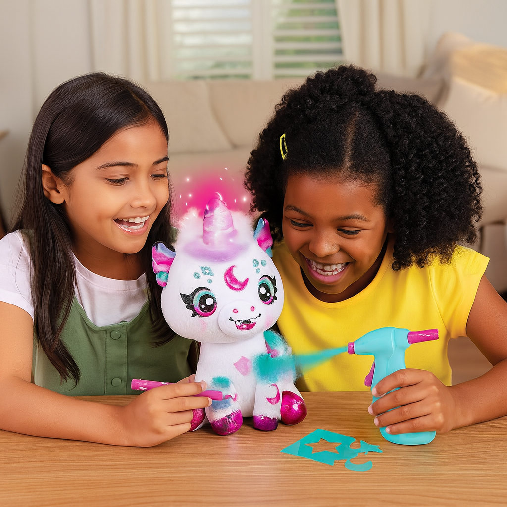 قناة ألعاب البخاخة البخاخة الفخمة الباحث الكوني يونيكورن