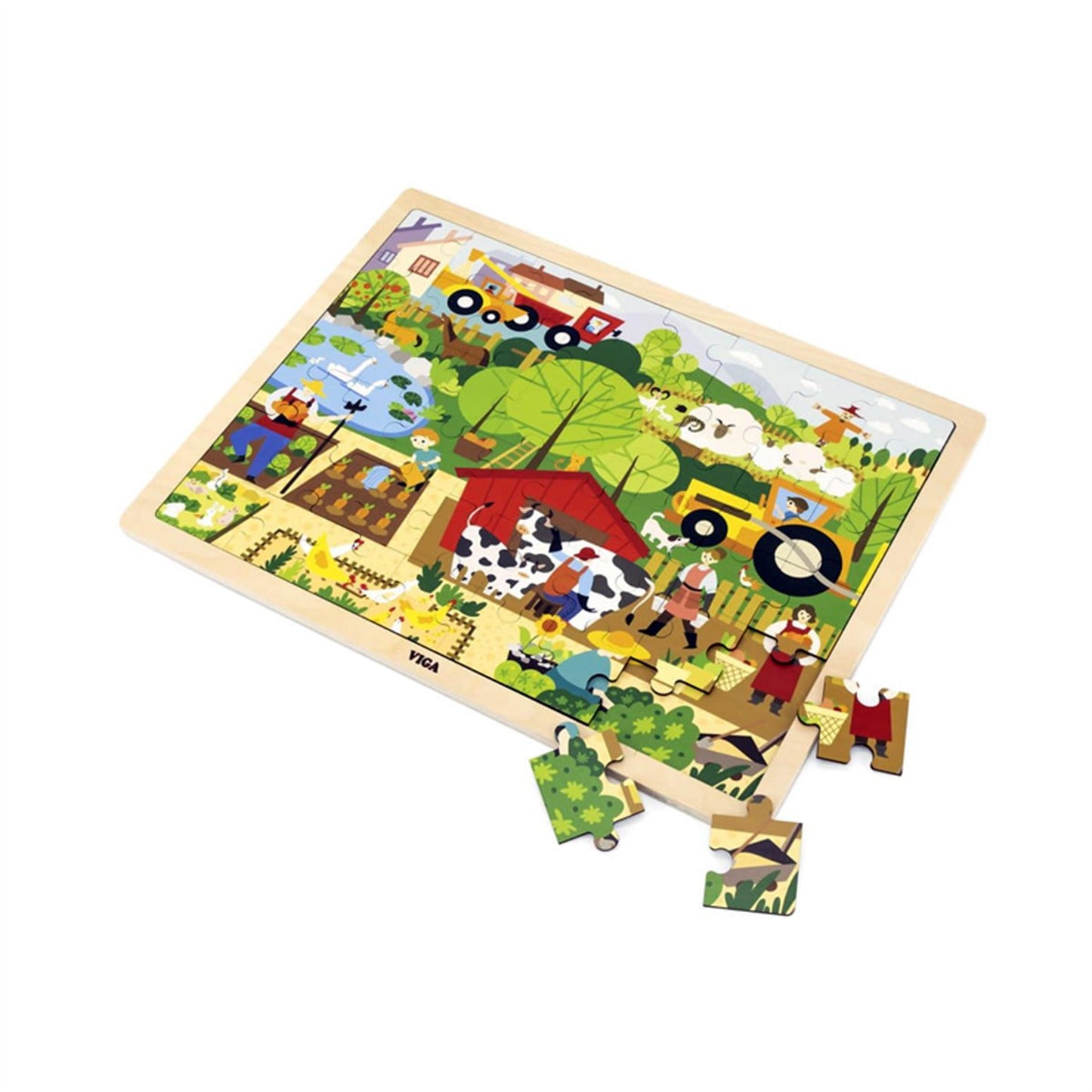 Wooden 48 Pcs Puzzle - Farm