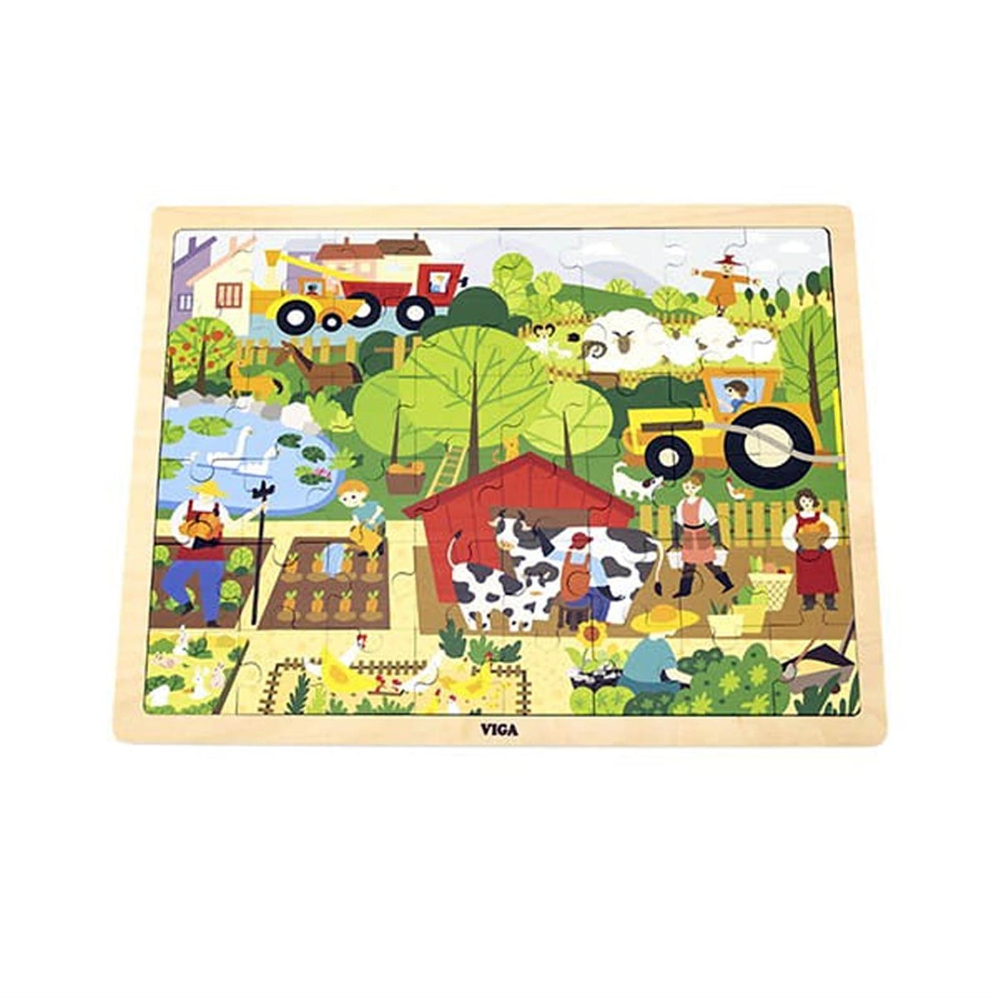Wooden 48 Pcs Puzzle - Farm