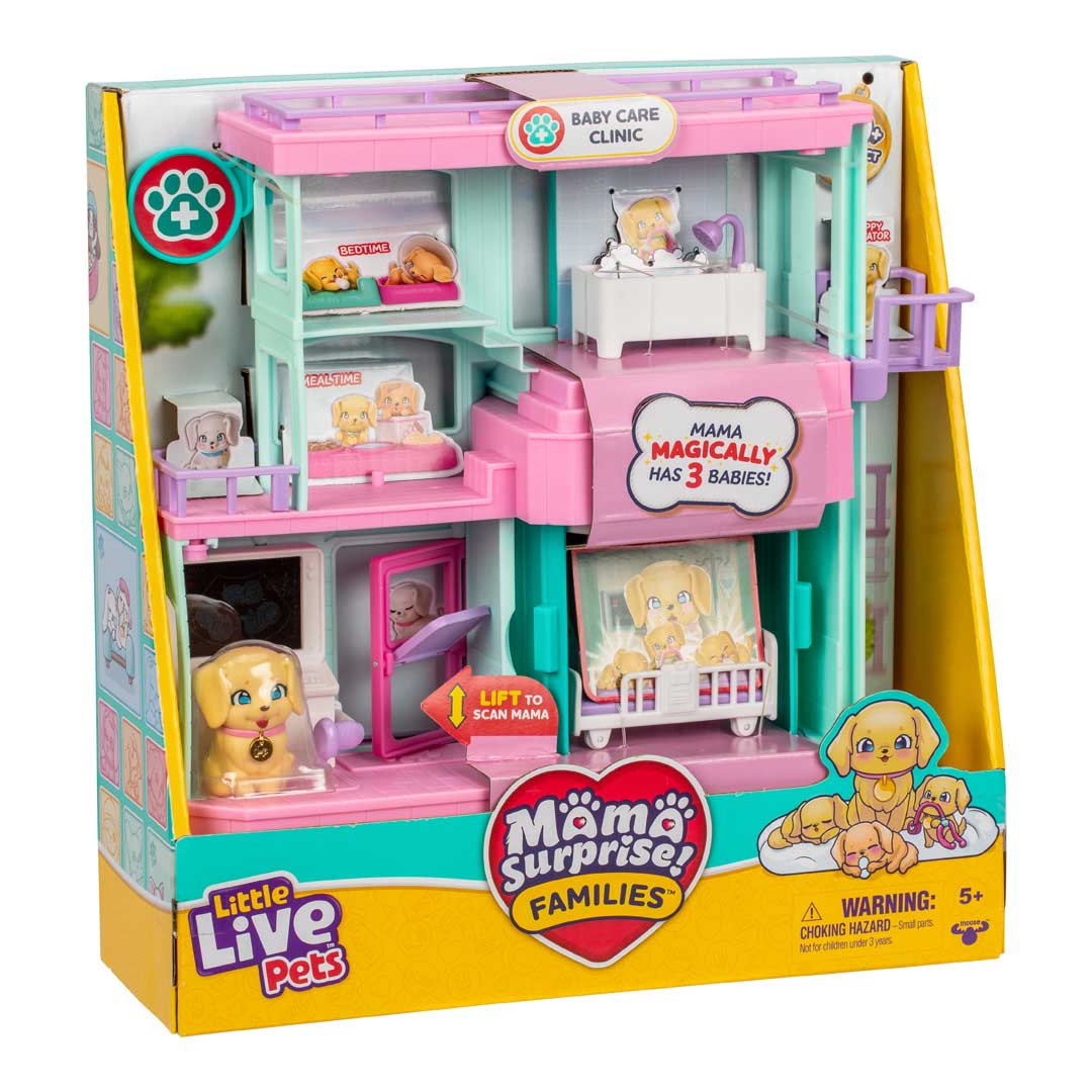 Little Live Pets: Mama Surprise Families S1 Baby Care Clinic Interactive Playset