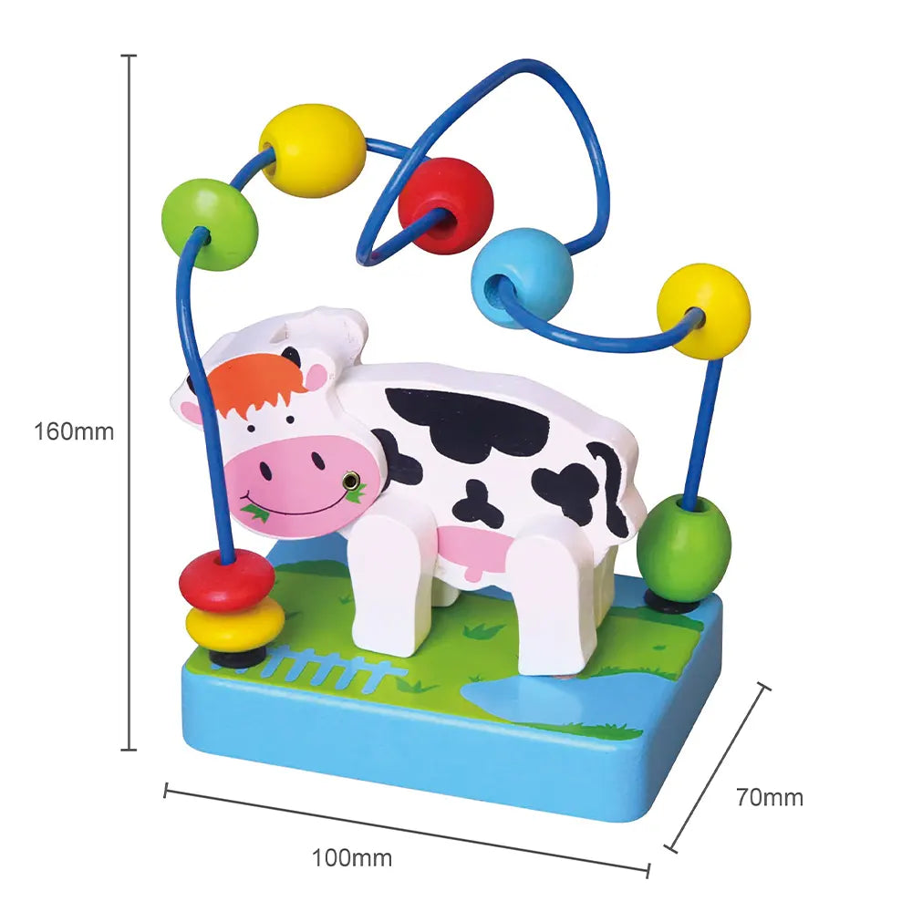 Viga Mini Wire Beads - Cow