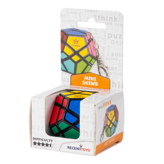 Meffert´s Mini Skewb 3D Puzzle Keychain 12 Sides