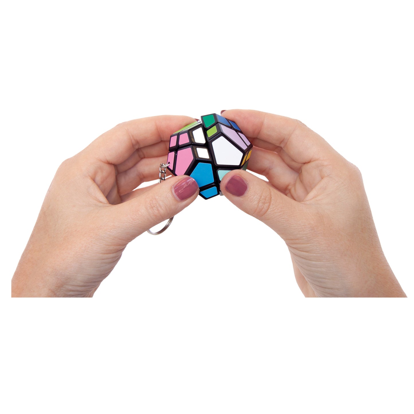 Meffert´s Mini Skewb 3D Puzzle Keychain 12 Sides
