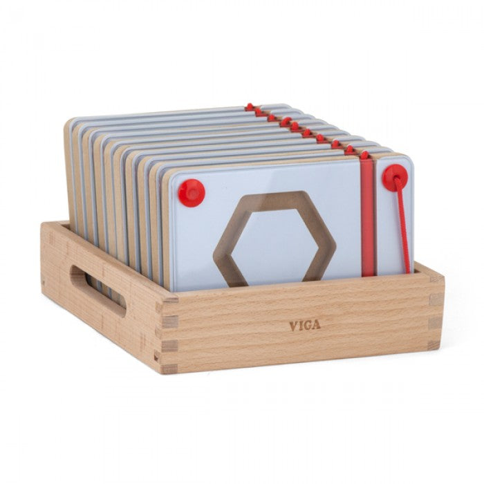 Magnetic Writing Board - Geometric Shape Set