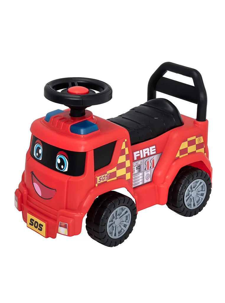 HALSALL-EVO SCOOTERS Fire Engine Foot-to-Floor Ride-On