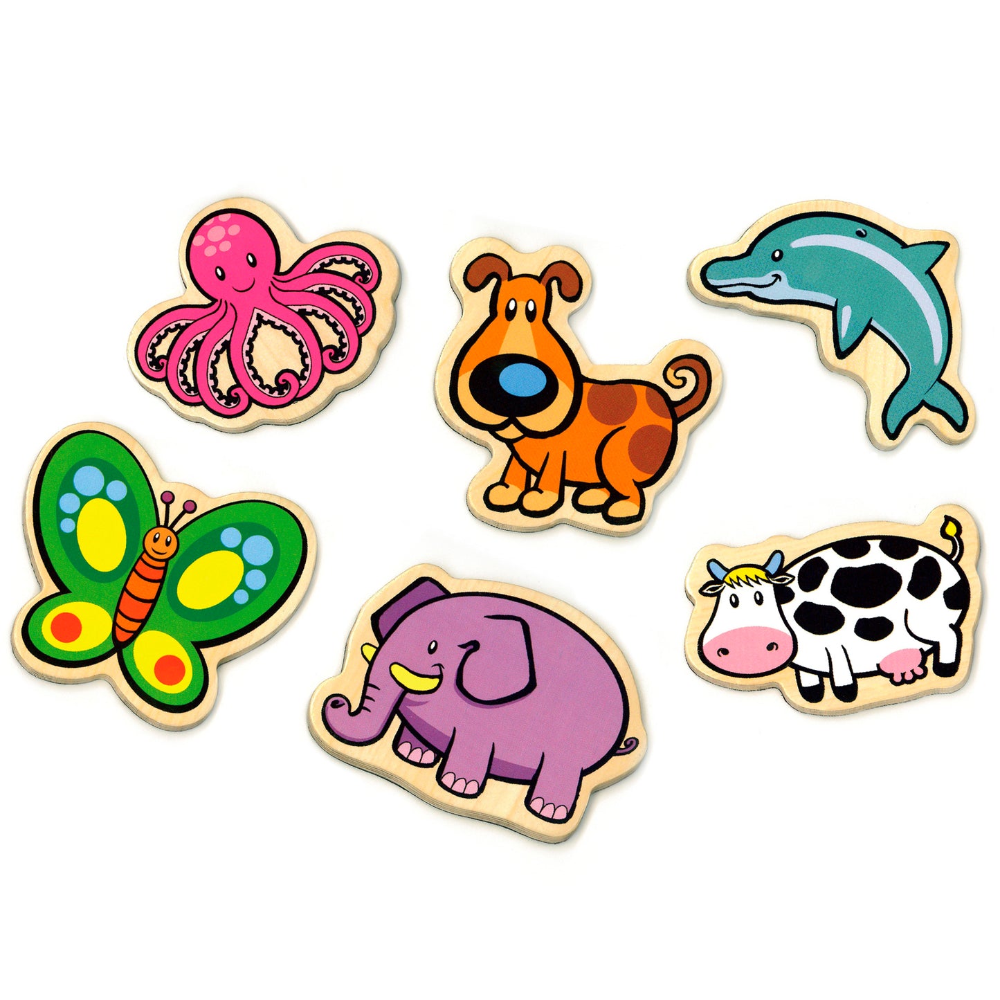 Viga Wooden Magnetic Animals