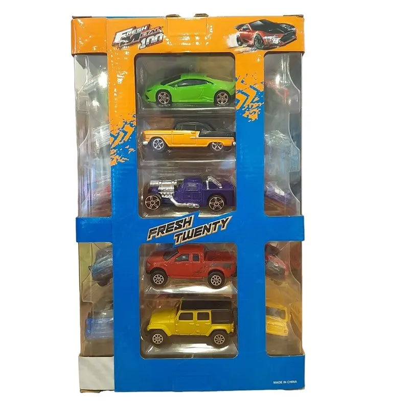 Maisto 1:64 Diecast Fresh Metal Vehicle 20 Pack Set