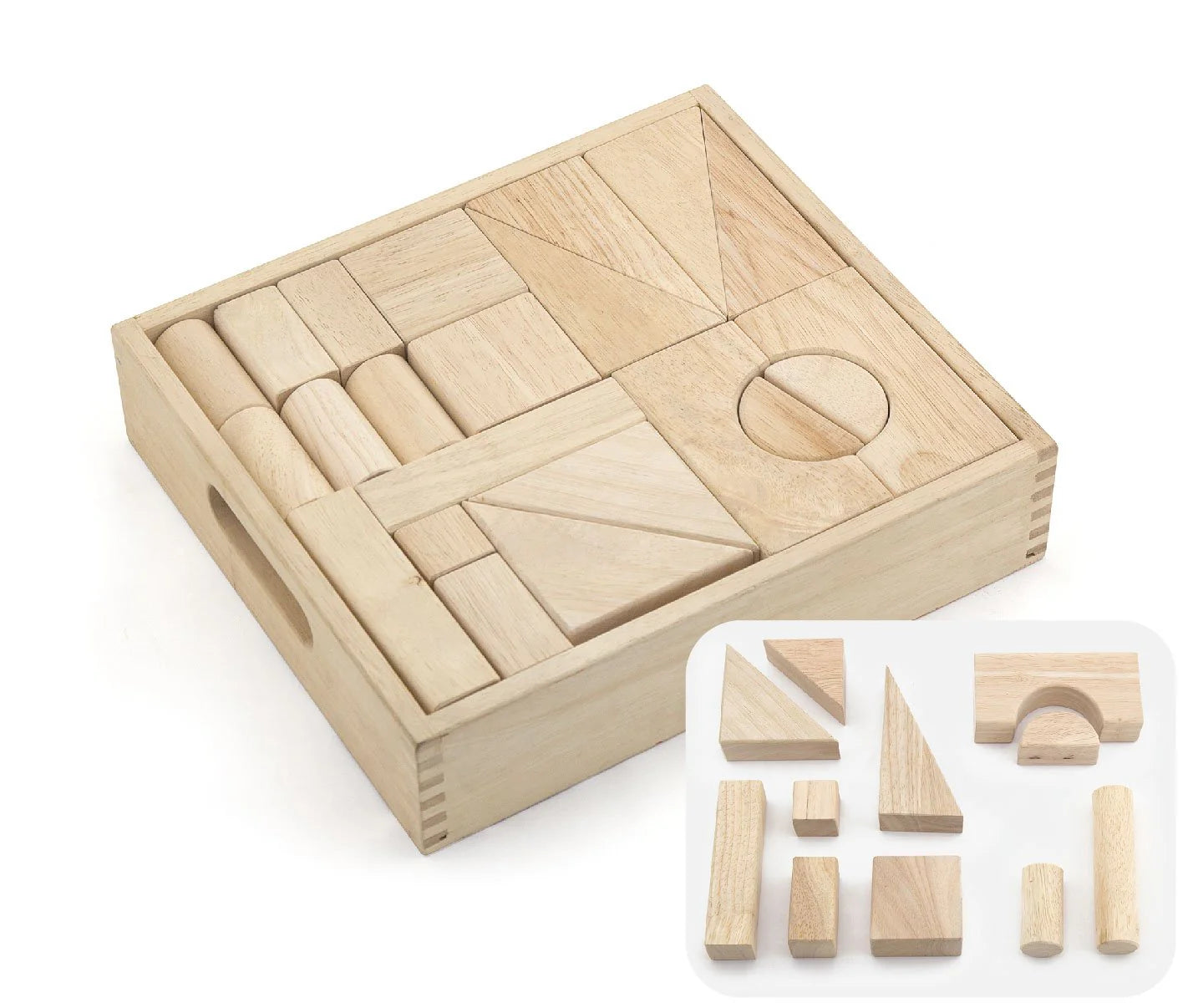 Viga Wooden Construction Cubes
