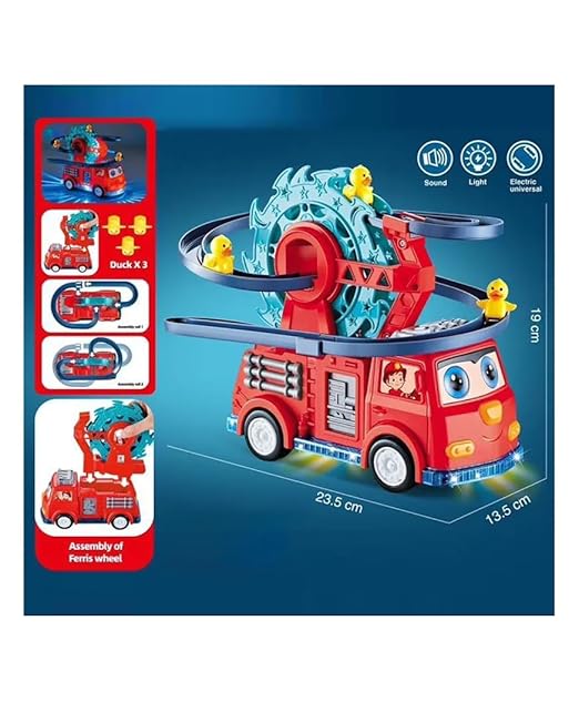 5 in 1 Fire Engine Set Fire Truck