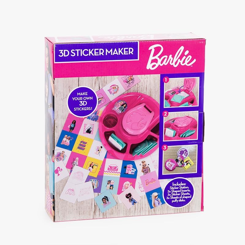 Sambro - Barbie 3D Sticker Maker & Barbie Doll