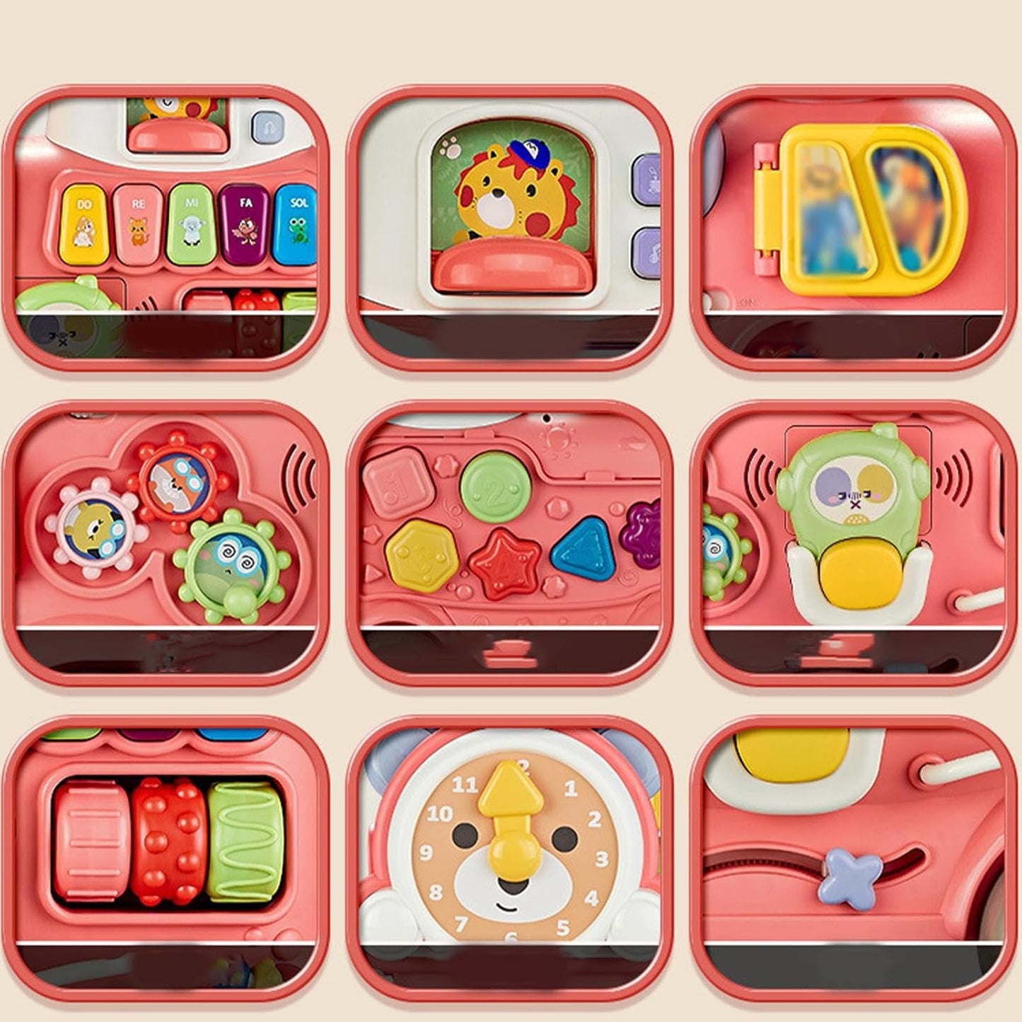 Steam Toddler Train 3-in-1 (Pink)