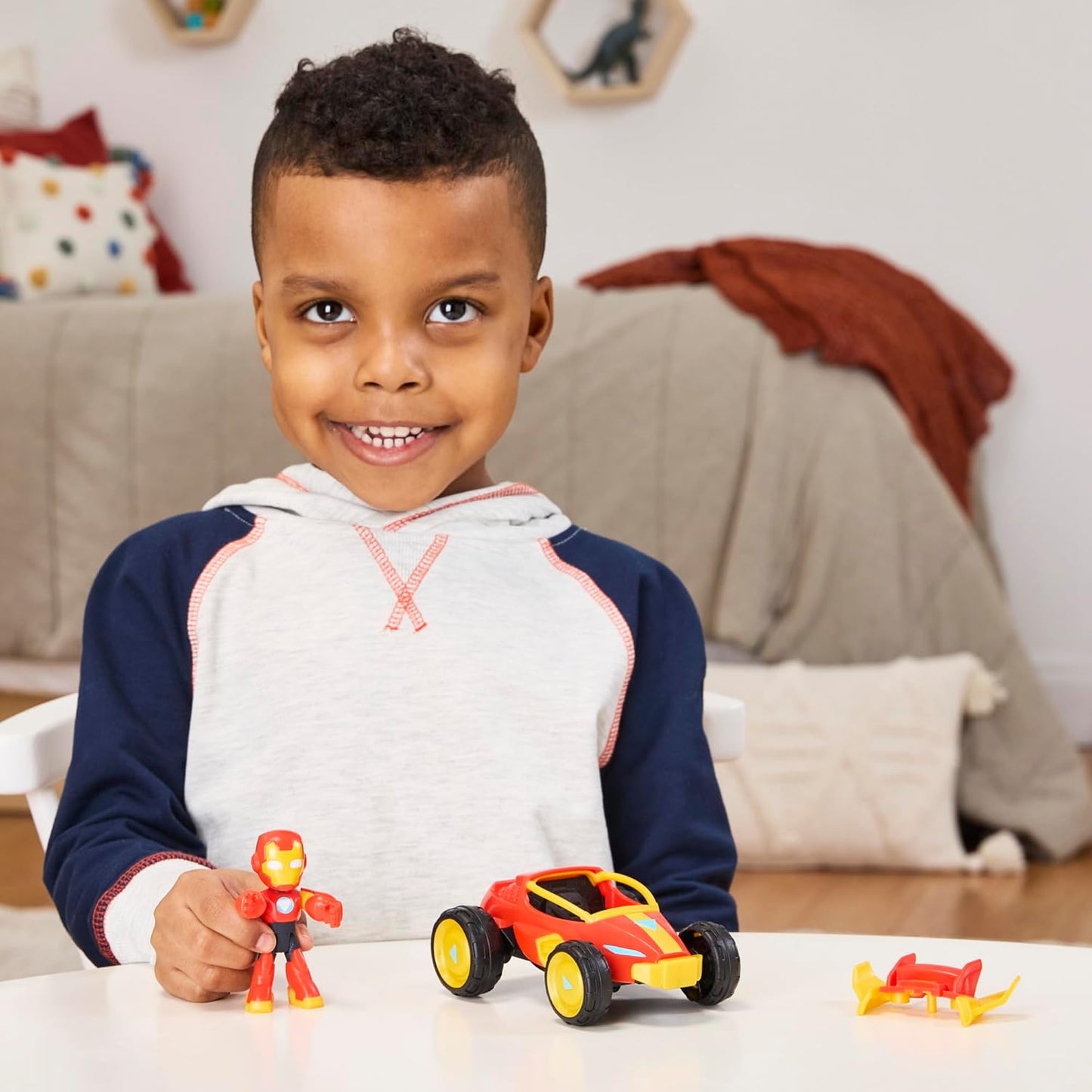 Marvel Iron Man and his Awesome Friends Iron Racer Set