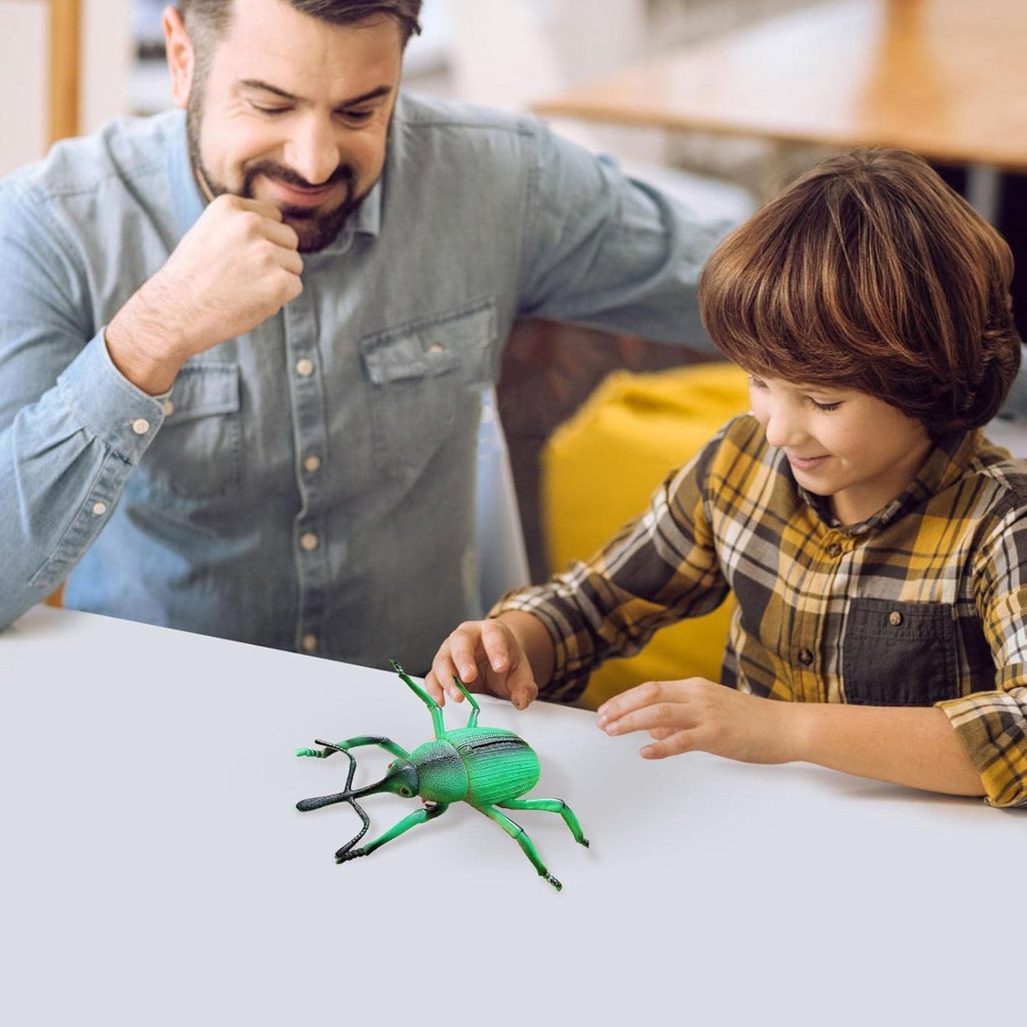 8 inch Bamboo Beetle Tie Board