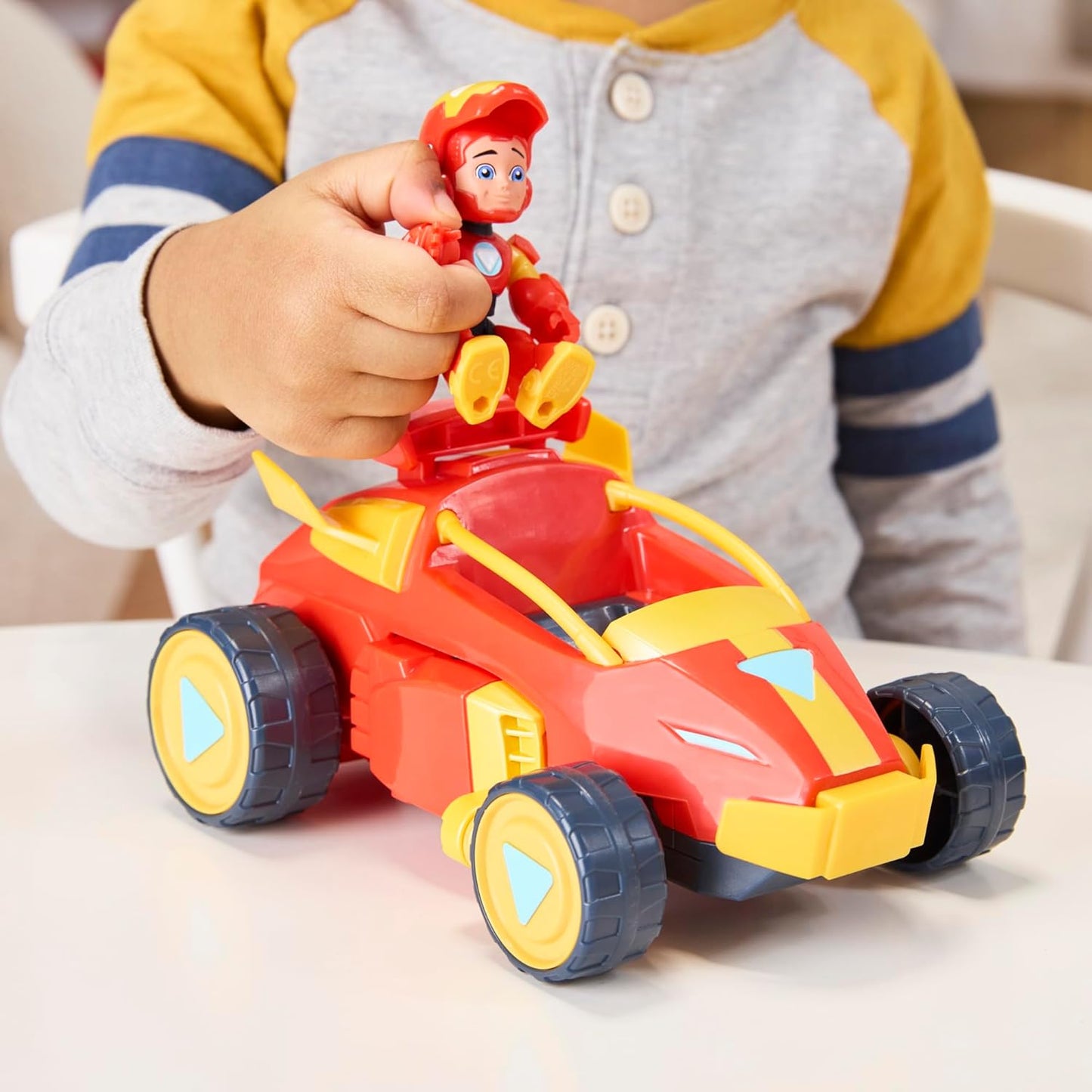 IRON MAN AND HIS AWESOME FRIENDS Marvel 2-in-1 Mech Suit & Vehicle