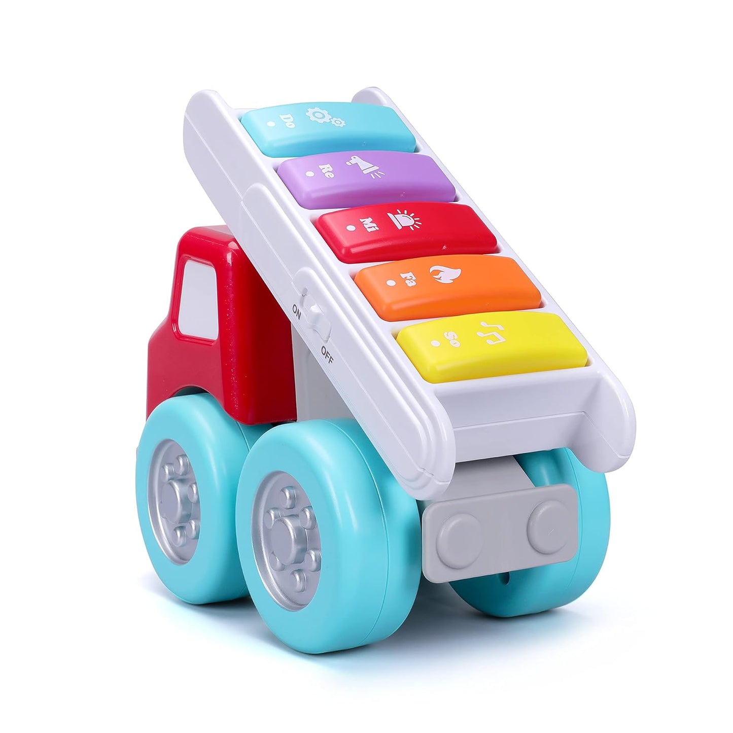 BBJunior Animagic BBJunior Drive 'N Rock Fire Truck With Piano Toy Car