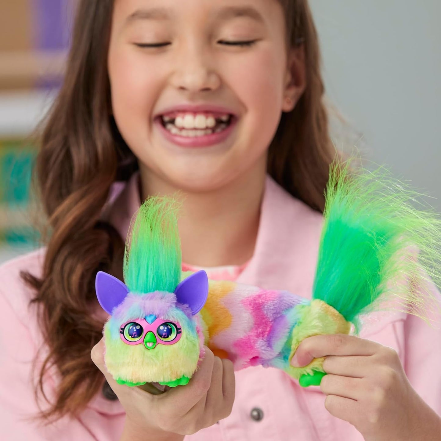 FURBY DJ Furblets Can-Dee-Swirl Mini Electronic Plush Toy