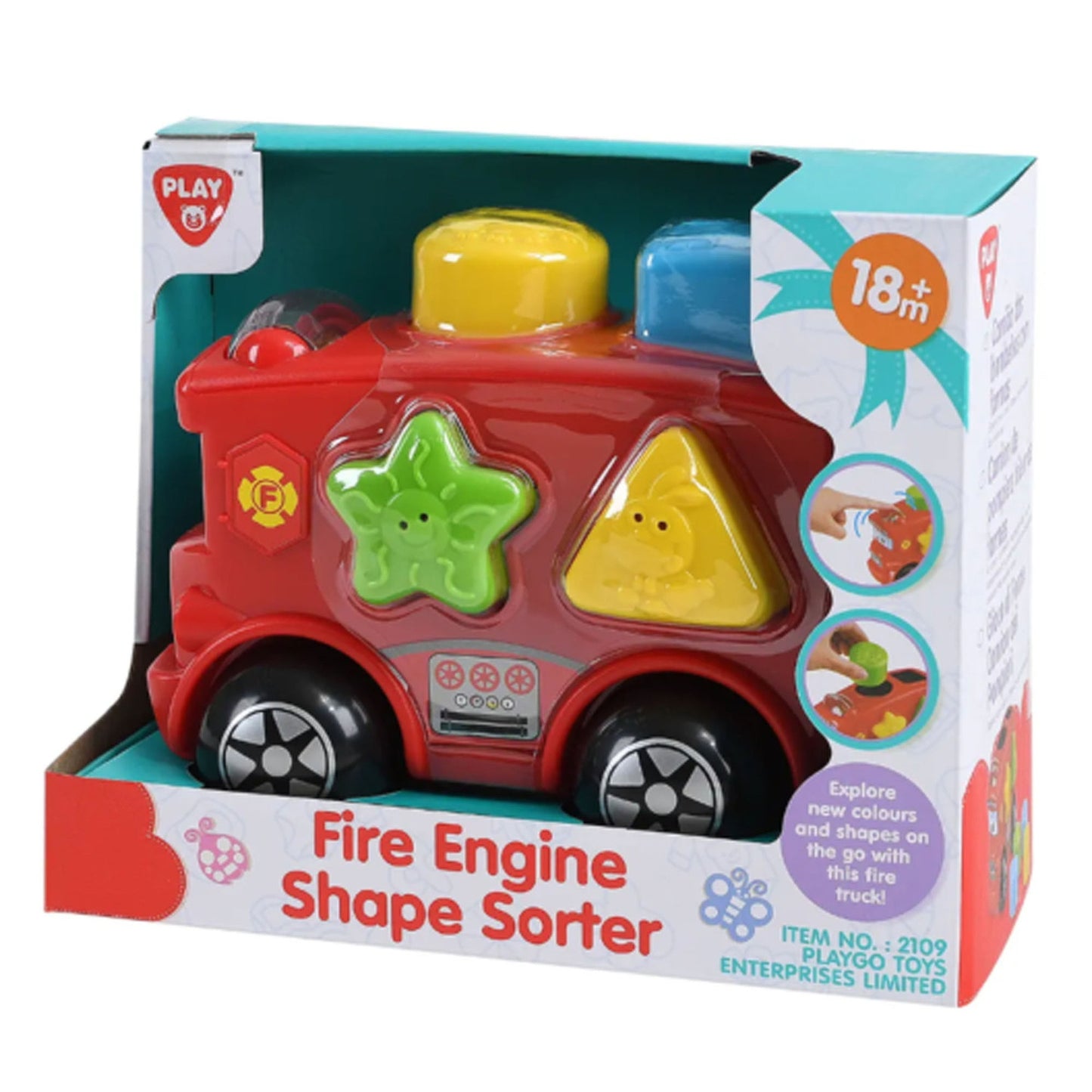 PlayGo Fire Engine Shape Sorter