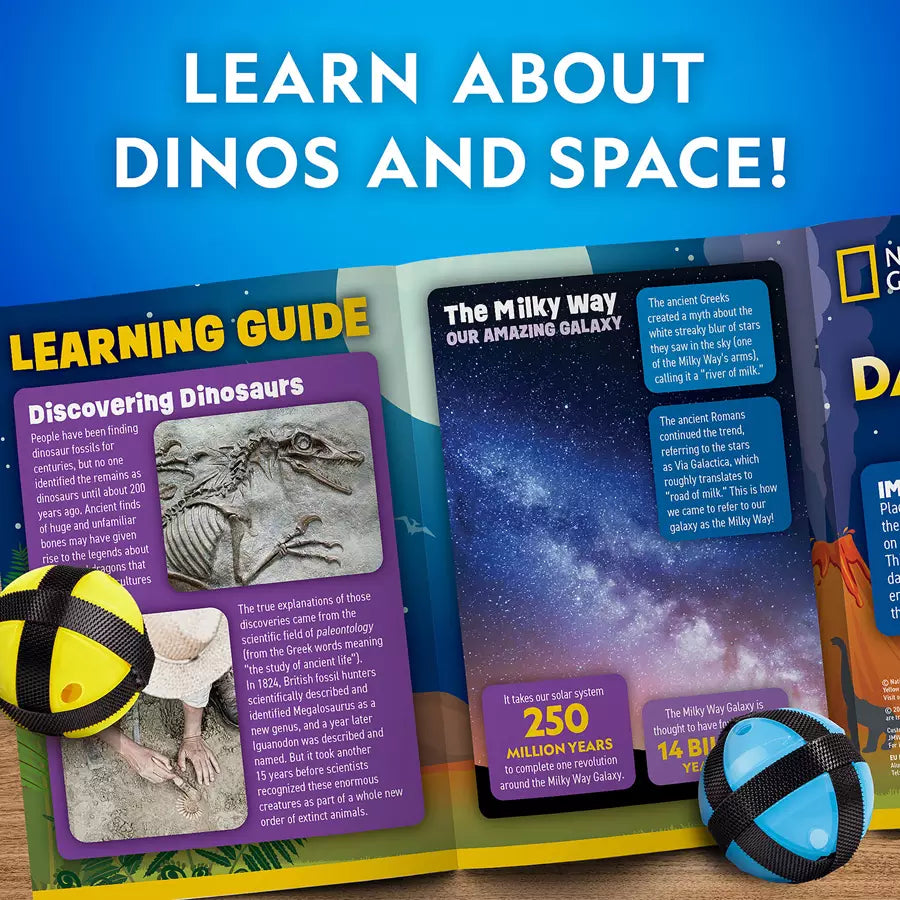 National Geographic Glow In The Dark Dartboard Game Set