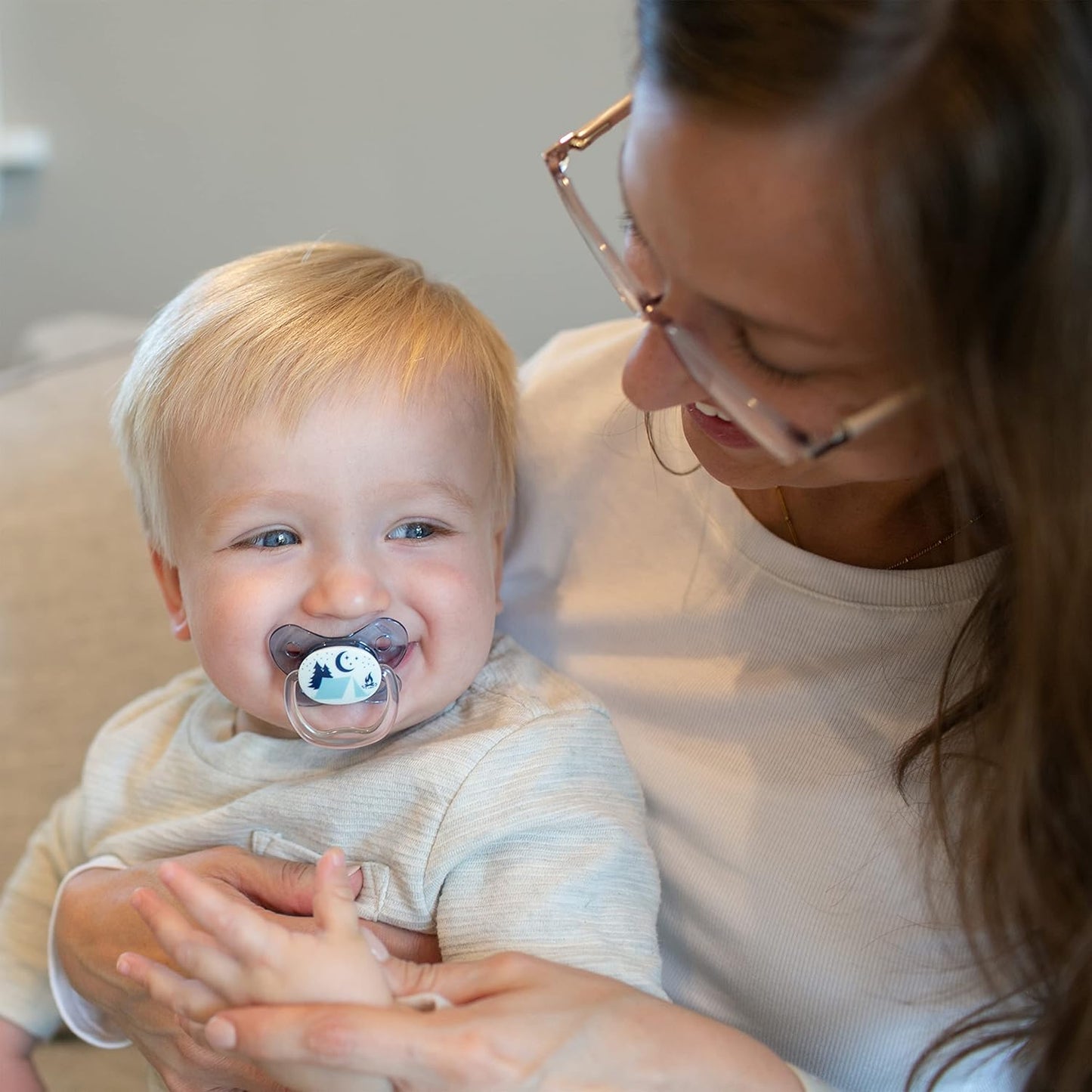 Dr. Brown's Prevent Glow in The Dark Butterfly Shield Soother - Stage 2 Pack of 2