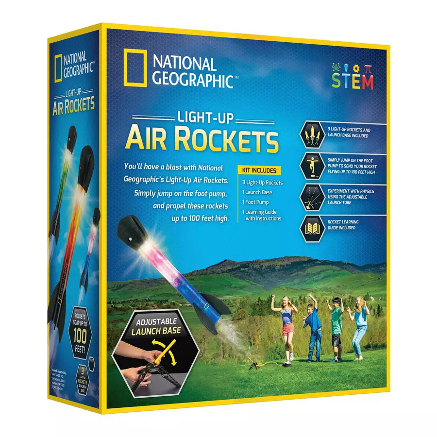National Geographic Light-Up Air Rockets