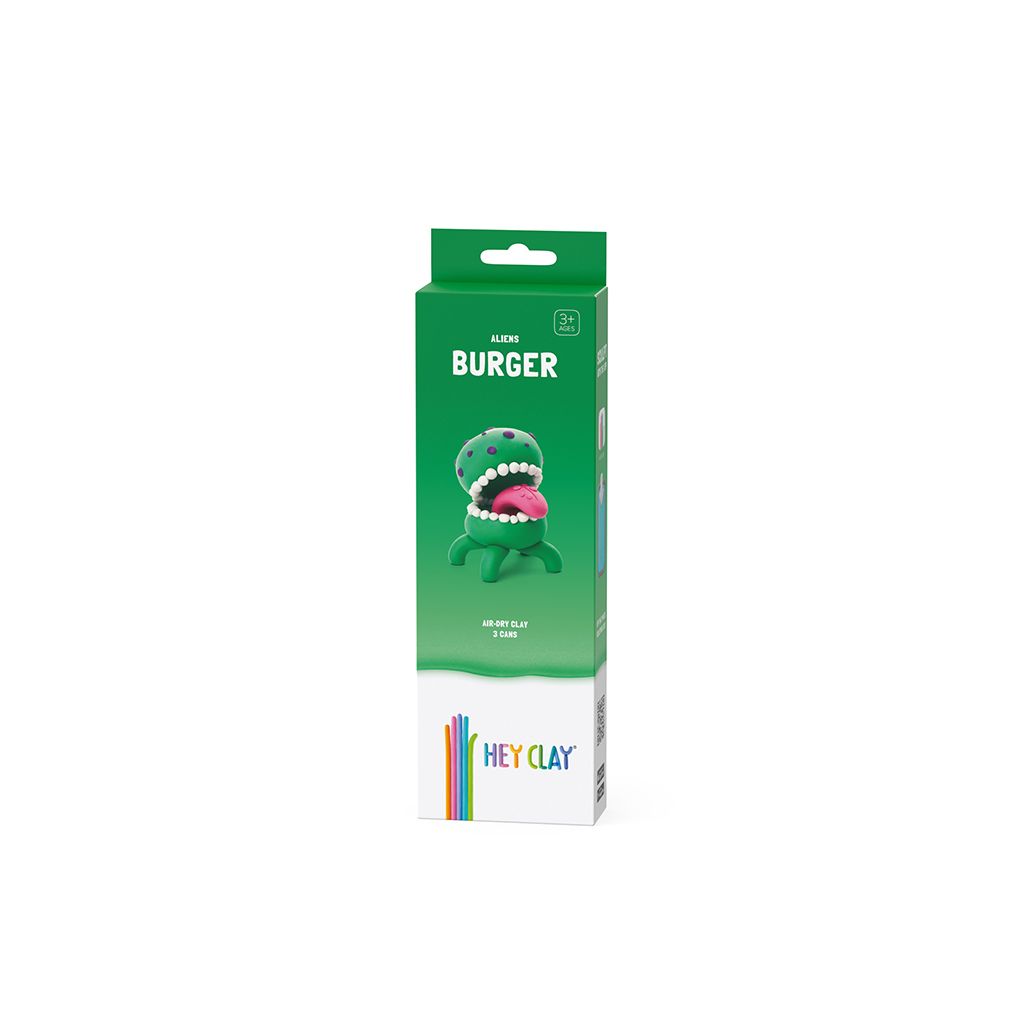 Hey Clay - DIY Aliens Burger Clay