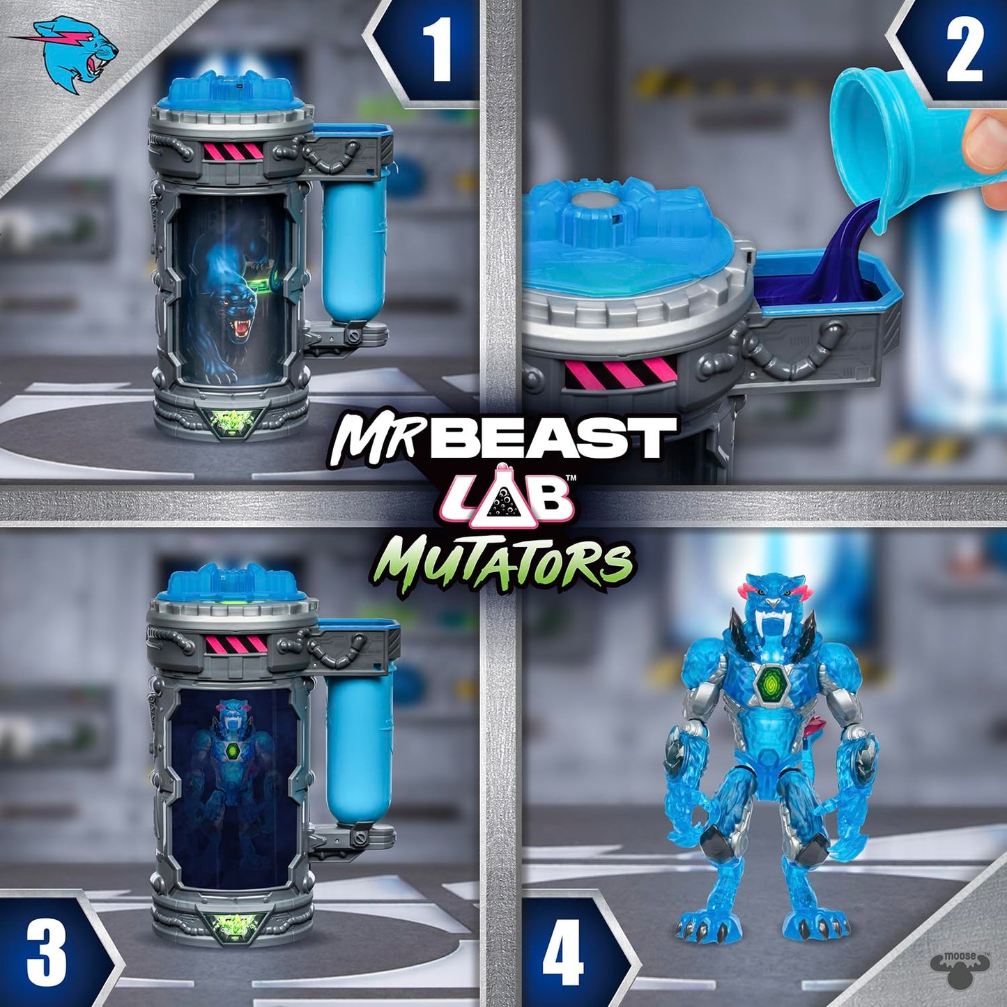 MrBeast Lab Mutators W1 Beast Mutation Chamber Stealth Panther