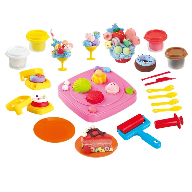 Playgo Dessert Factory with Dough