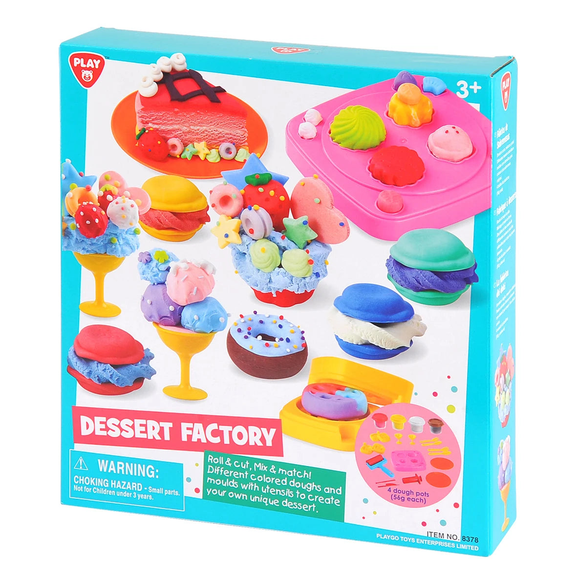 Playgo Dessert Factory with Dough