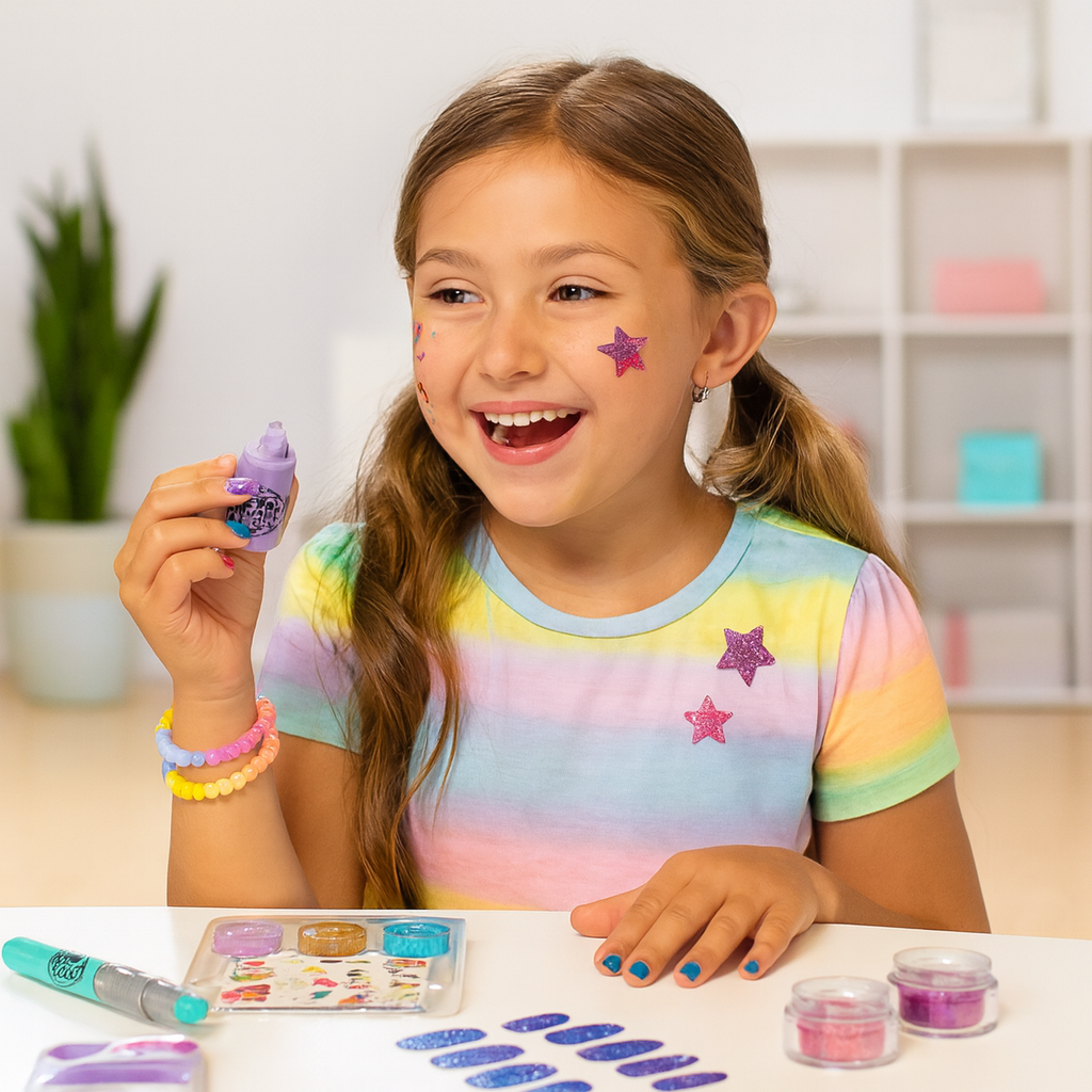 Shimmer N Sparkle 3-in-1 Ultimate Glitter Beauty Set