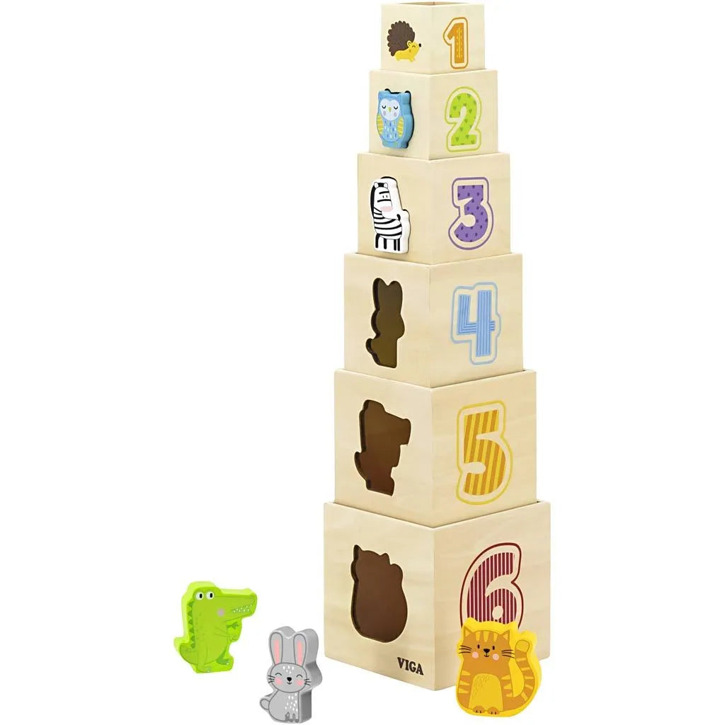 Viga Nesting and Stacking Blocks