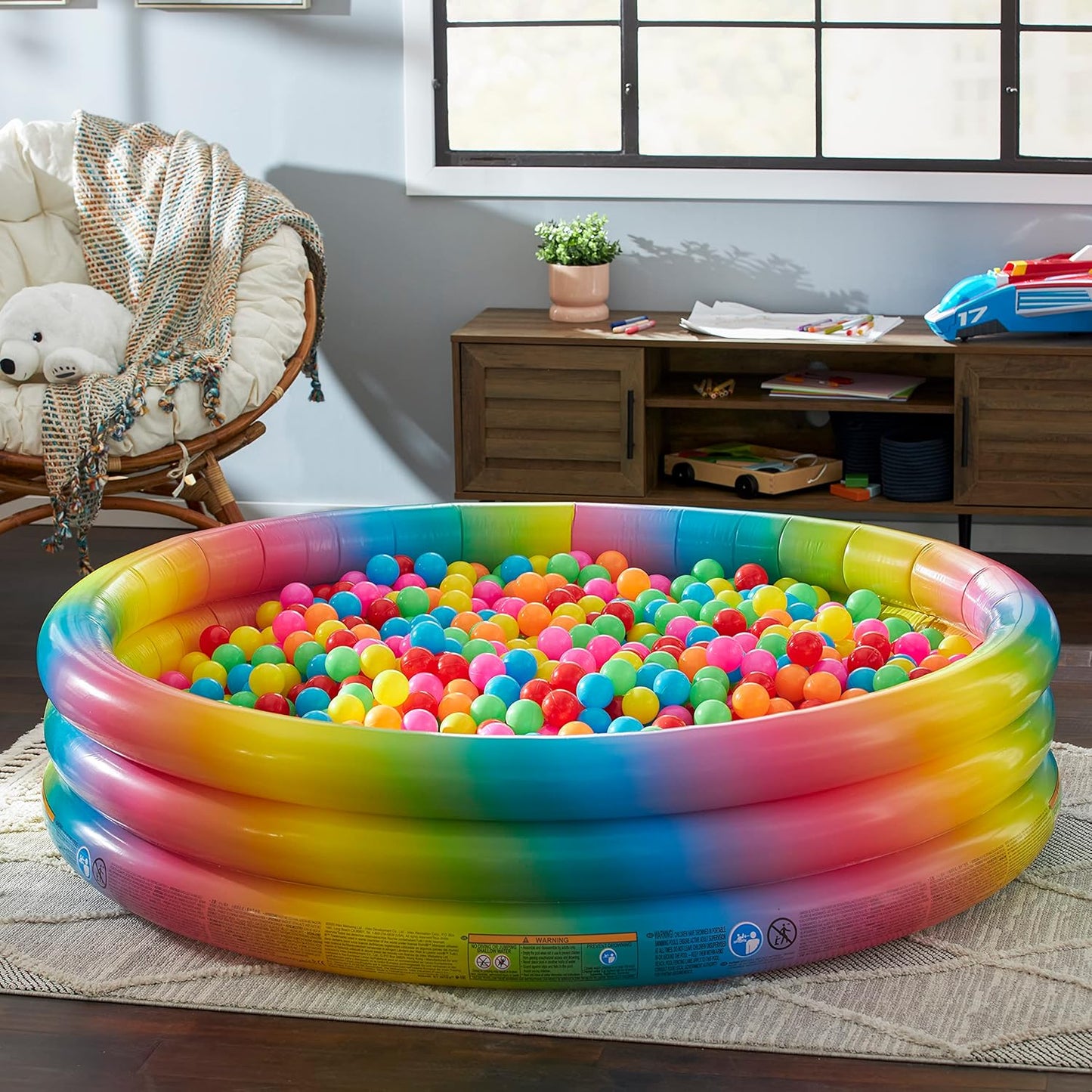 Intex Rainbow Ombre Inflatable Pool