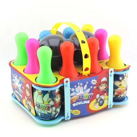Sport Bowling Play Set for Kids – 12 Pieces Colorful Bowling Game