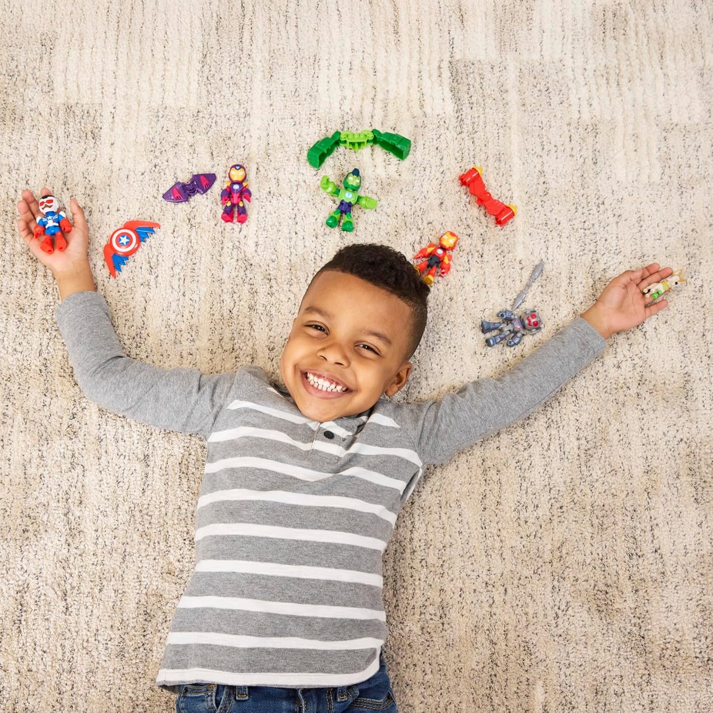 Iron Man and His Awesome Friends Marvel Super Armor Avengers Pack Action Figure Set