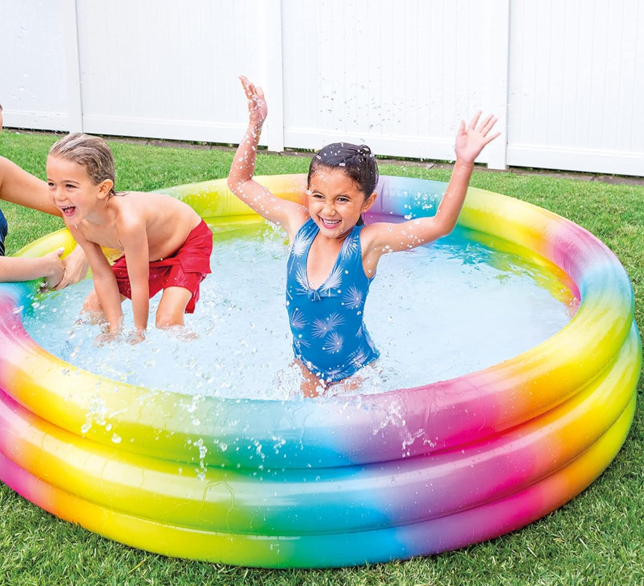 Intex Rainbow Ombre Inflatable Pool