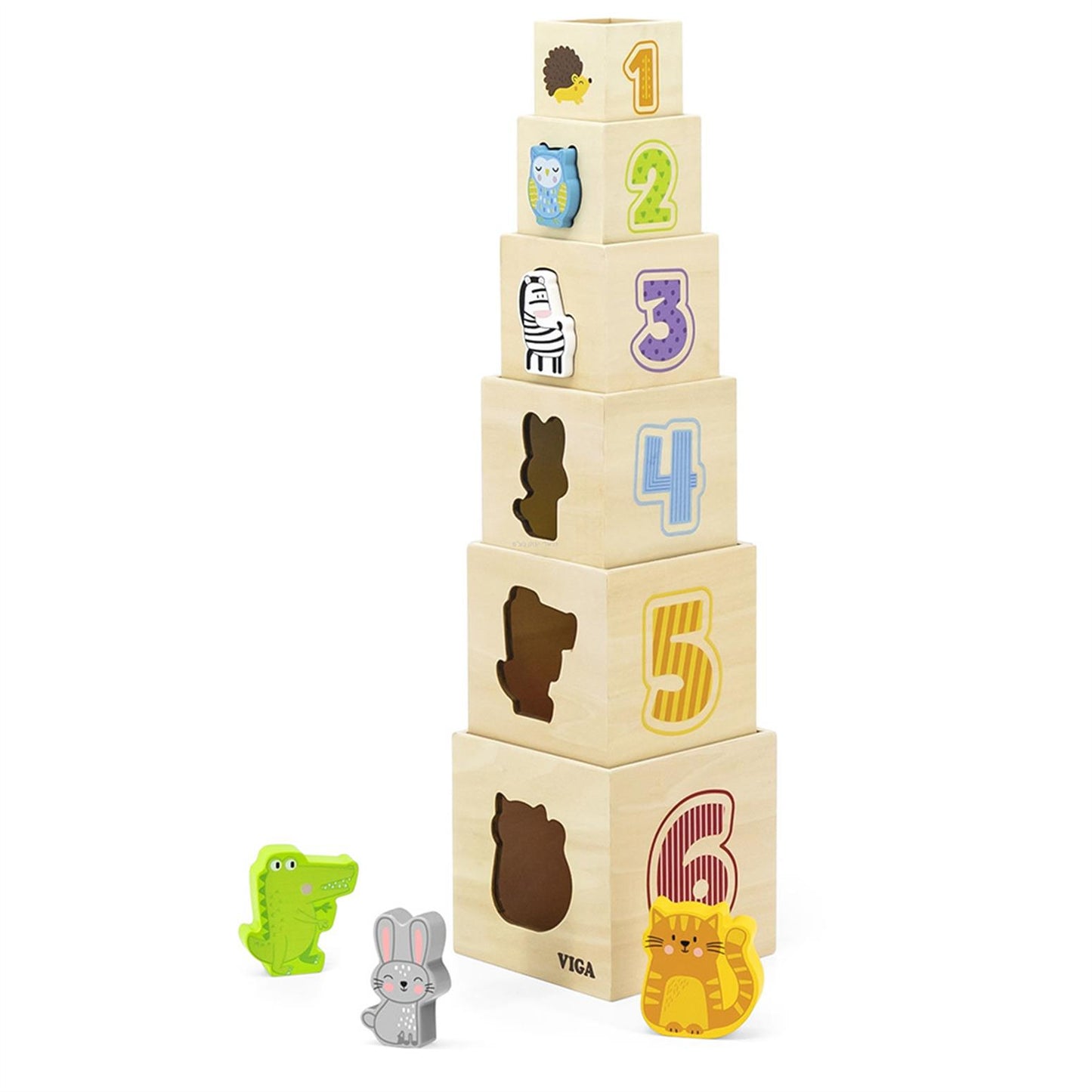 Viga Nesting and Stacking Blocks