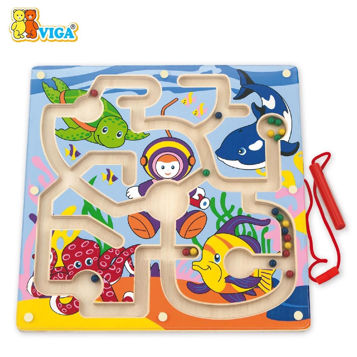 Viga Magnetic Bead Trace Under The Sea Game