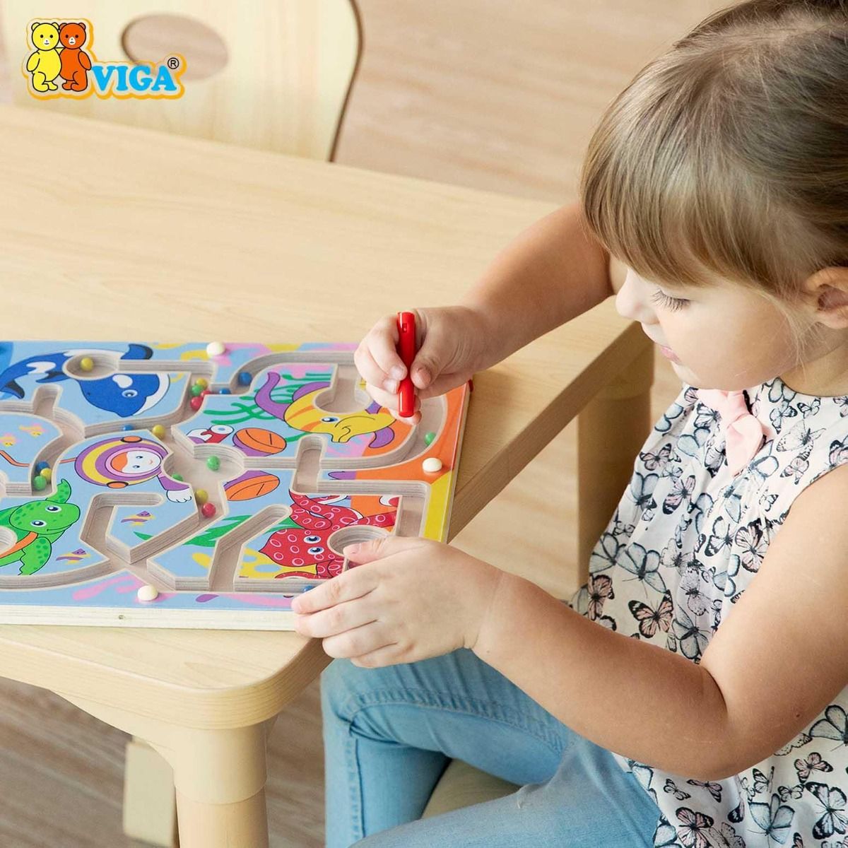 Viga Magnetic Bead Trace Under The Sea Game