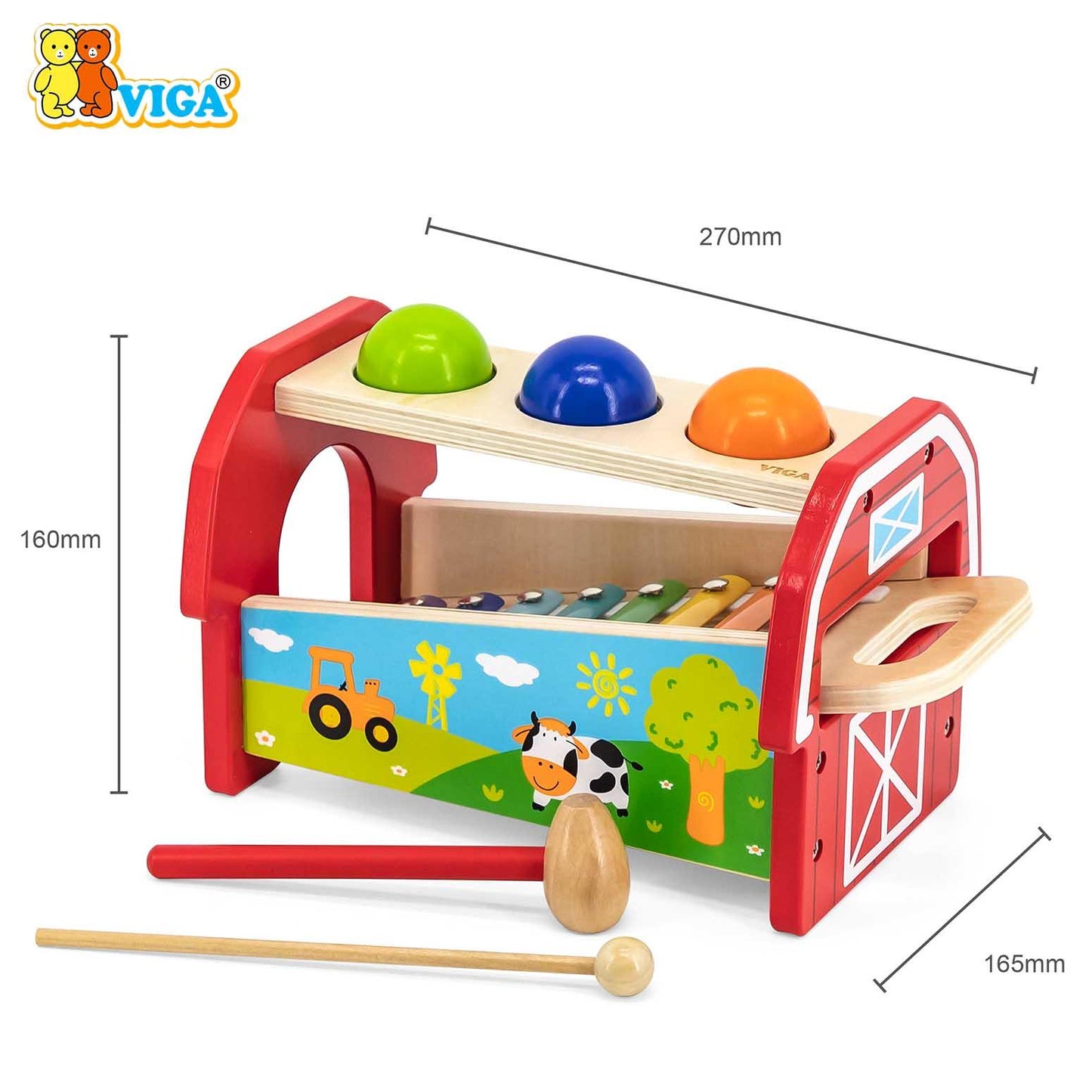 Pounding Bench & Xylophone