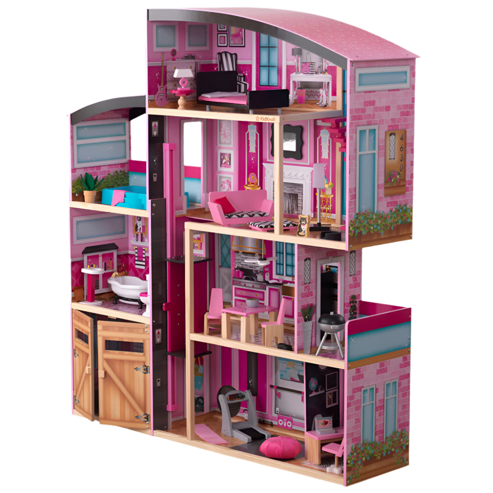 بيت الدمية الخشبي