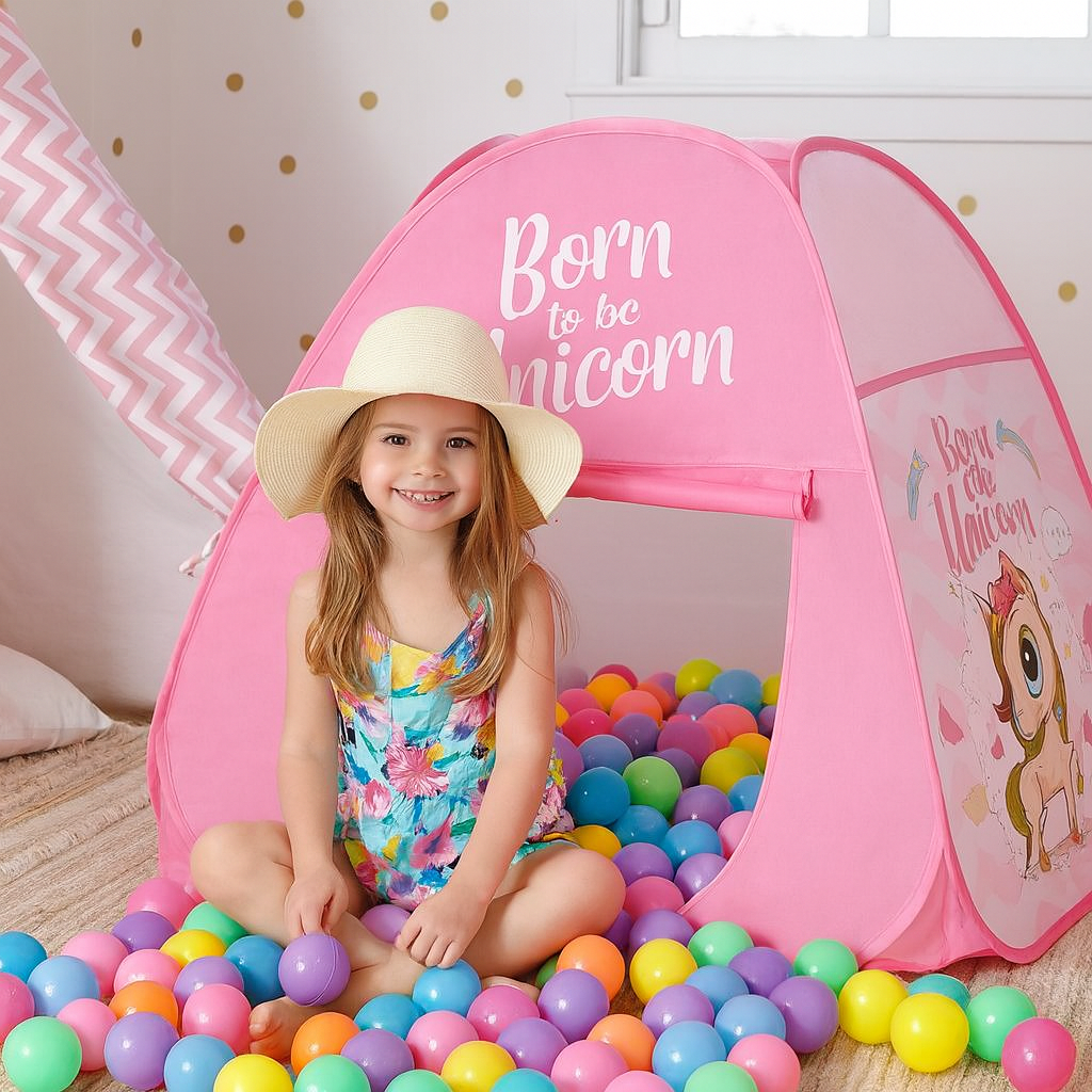 Born to be Unicorn – Children’s Tent with Ocean Balls