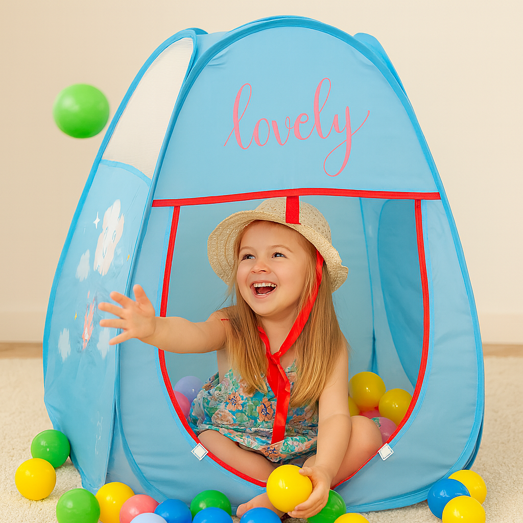 Lovely Mermaids Children’s Tent with Ocean Balls