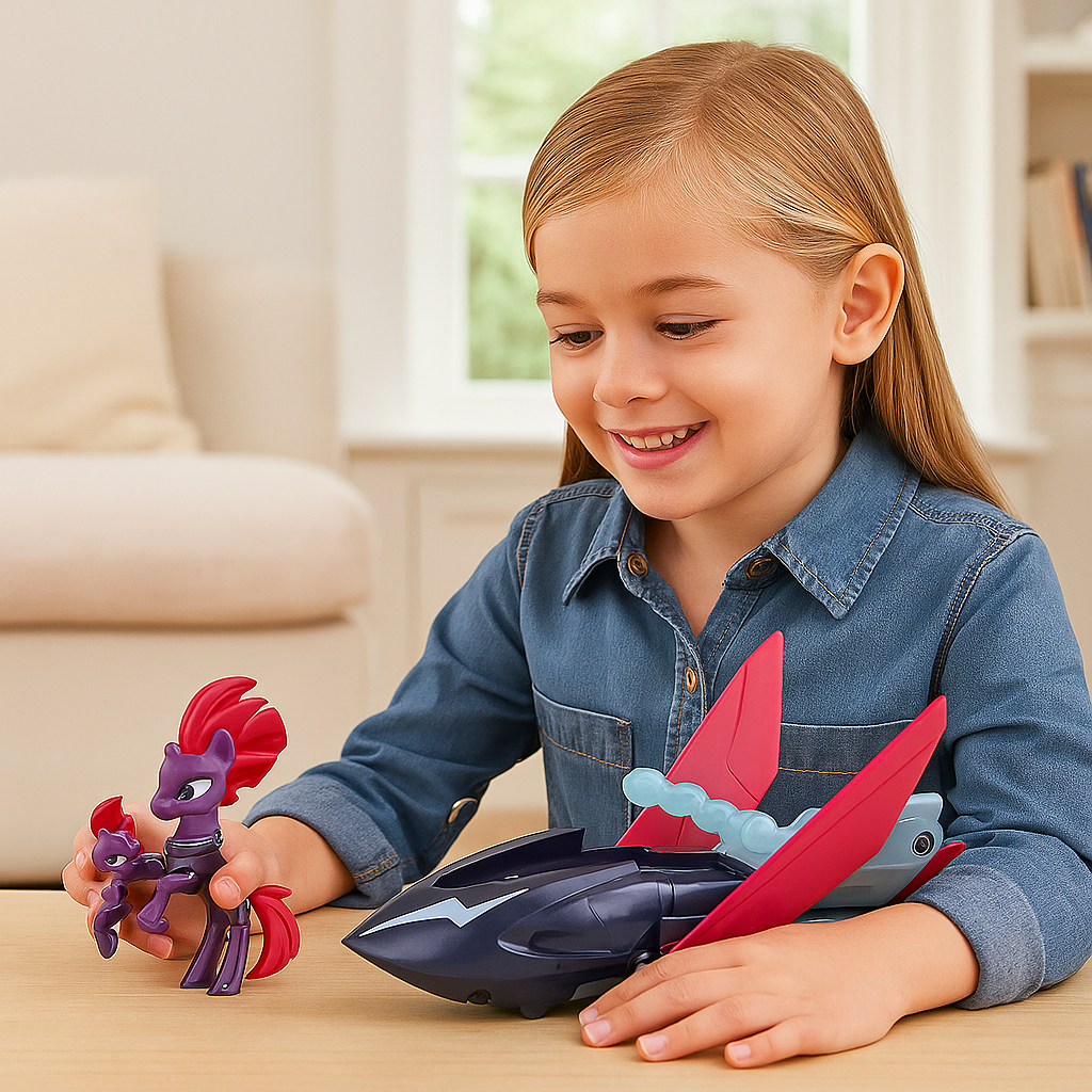 MY LITTLE PONY Guardians of Harmony Tempest Shadow Sky Skiff Playset